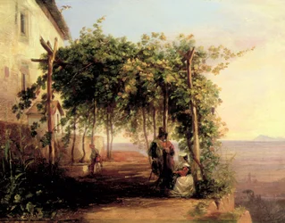 Au-dessus du golfe de Naples, c.1833